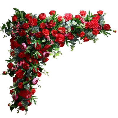 新款森系婚庆道具草坪签到台绢花