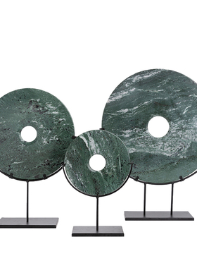 新中式风样板房售楼处转运玉璧