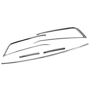 适用于16-18款新帕萨特改装前脸中网亮条中网装饰贴不锈钢条片