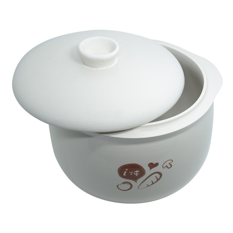 小熊DDZ-125TA/152 电炖盅隔水炖电炖锅配件白瓷内胆盖子2.5升0.5