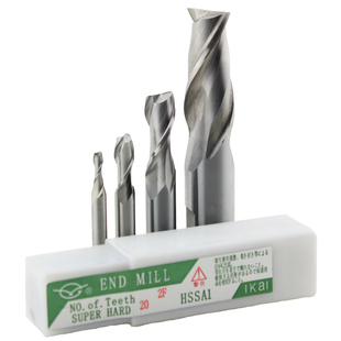 伊海白钢高速钢加长直柄两刃键槽铣刀2 4 5 6 8 10 22 24 13 12mm