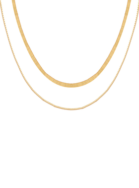 双层叠戴INS潮个性欧美网红项链