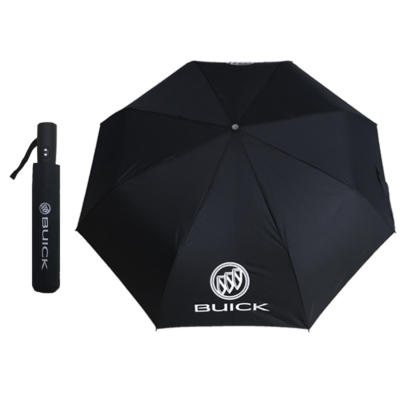适用于别克buick专用雨伞三折叠全自动男超大商务长柄伞定制logo