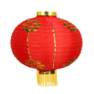 大红灯笼冬瓜绸布灯笼宫灯 圆百福字灯笼跳舞舞蹈道具结婚灯笼