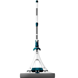 美丽雅海绵拖把对折式挤水托把免手洗吸水拖布家用大器胶棉地拖