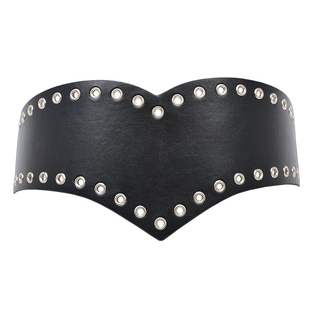 新款黑色腰封女款装饰配裙子束腰设计感走秀腰带宽配饰皮带高级感