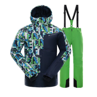 阿尔派妮AlpinePro男女情侣款冬单双板防风防水保暖滑雪服套装