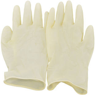 一次性乳胶橡胶手套工业加厚耐磨净化实验室检查居家防护男女通用