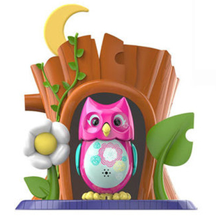 银辉Silverlit知音鸟企鹅恐龙猫头鹰会唱歌仿真拟声宝宝电动玩具