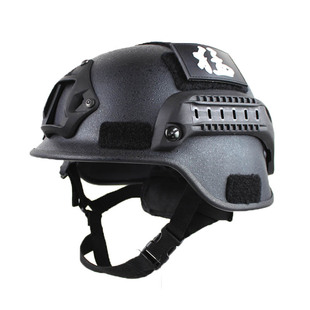 M88防暴行动版钢盔 金属墨鱼干 军迷CS导轨头盔 送电筒夹魔术贴