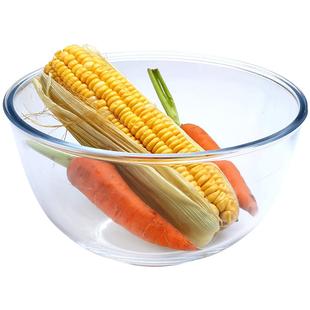 scybe喜碧透明玻璃碗沙拉碗玻璃色拉碗创意水果碗包邮西式中式