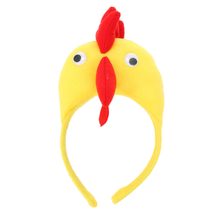 圣诞节头扣元旦儿童头箍兔子米妮鹿角发光牛角鸡鸭天使恶魔天使