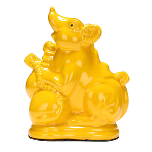 博艺萱 十二生肖陶瓷摆件鼠牛虎兔龙蛇马羊猴鸡狗猪招财创意礼品