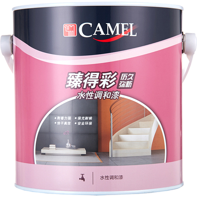 水性漆亮光骆驼铁木金属通用翻新