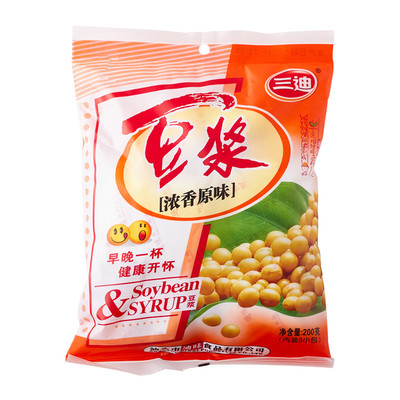 三迪原味高钙木糖醇速溶豆浆冲饮