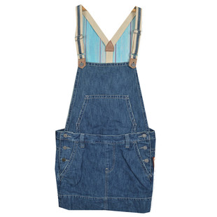 日本复古Vintage 古着孤品森系甜美牛仔裙软妹背心吊带连衣裙短款