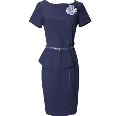 美容院店长工作服女连衣裙职业装