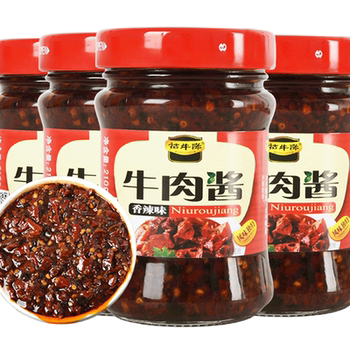 牯牛降香辣下饭牛肉酱2瓶 牯牛降香辣下饭牛肉酱2瓶