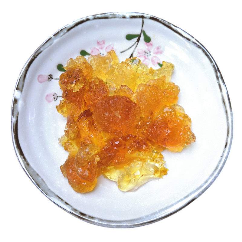 天然野生桃胶小颗粒农家250g