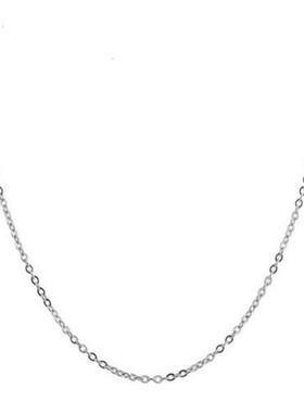 s925纯银项链女链子十字链防过敏