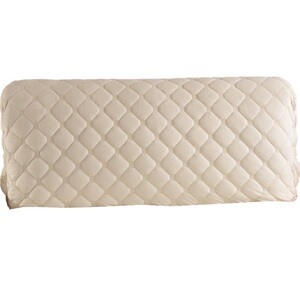 全包天鹅绒夹棉床头罩纯色软包皮床头靠背罩防尘罩实木床头套包邮