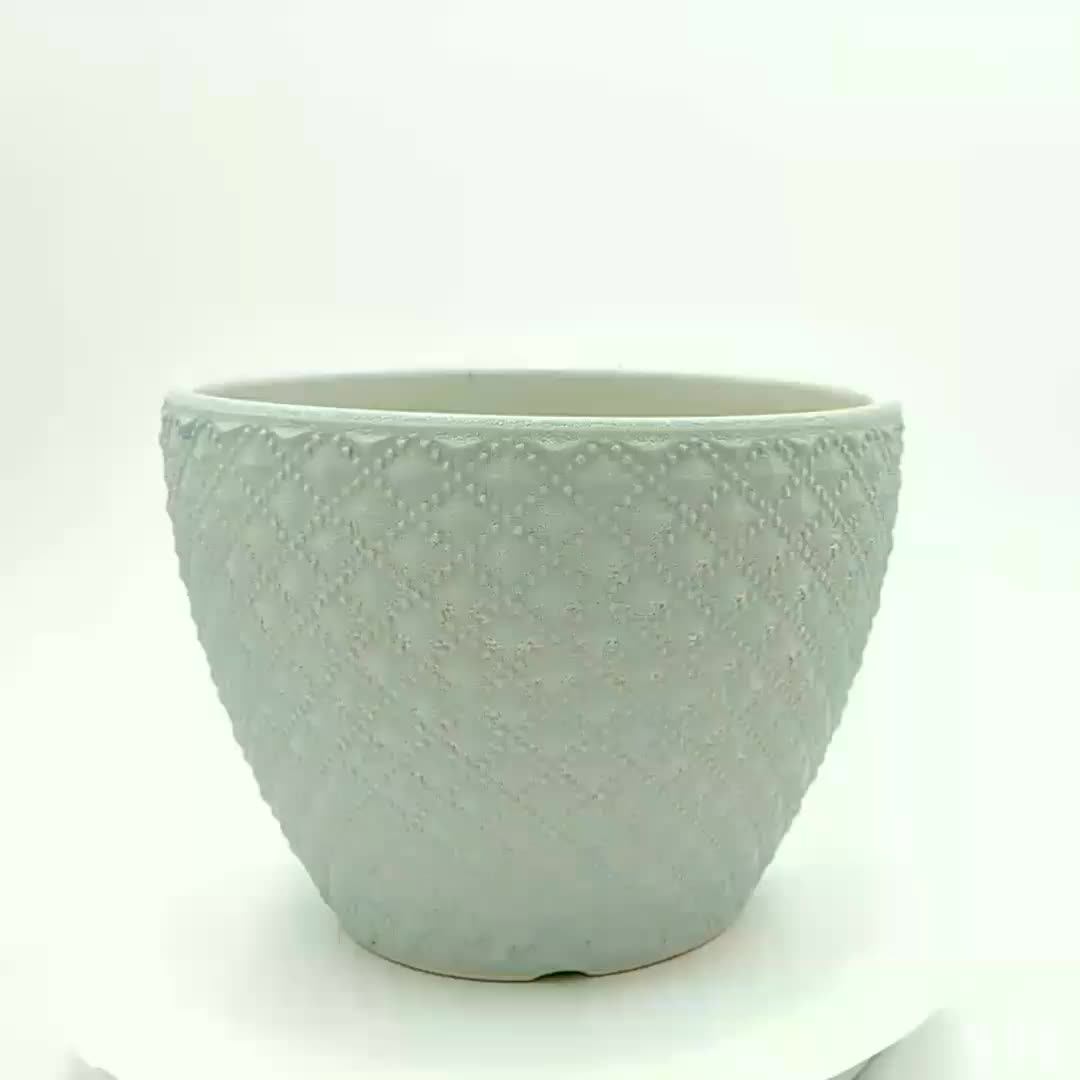 China Supply Wholesale Garden Decoration Round Glazed Large Ceramic