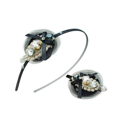 知更鸟水晶少女风发箍鸭嘴夹