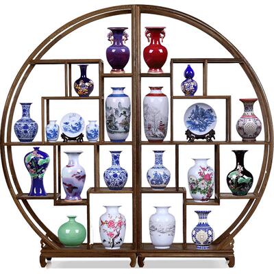 景德镇陶瓷器插花现代中式家居