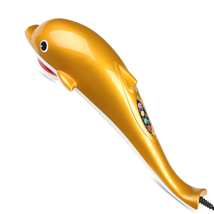 普立海豚按摩器棒颈部腰部肩部多功能全身手持式电动仪腿部敲打锤