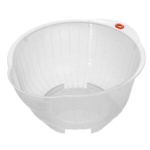 日本进口塑料洗米筛淘米箩罗厨房洗米盆淘米篮家用蔬菜水果沥水篮