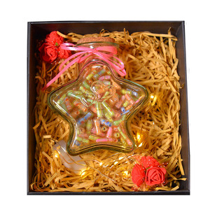 爱情胶囊情书 星星瓶许愿瓶夜光情书纸条小纸卷表情透明爱情药丸