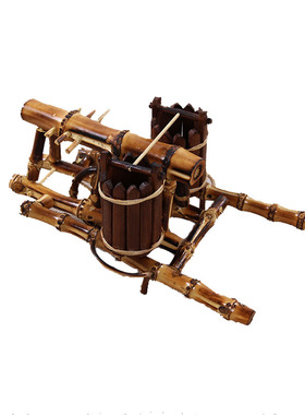 竹木摆设子孙如意婚庆卧室工艺品