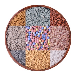 多肉铺面石颗粒土盆栽拌土生石花铺面垫底麦饭石陶粒赤玉土蛭石