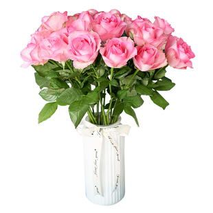 方德玫瑰鲜花云南基地直发家用办公室水养插花新鲜速递同城配送