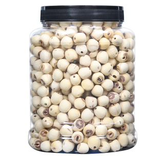 新货莲子500g干货磨皮通心白莲去芯莲土特产无芯莲百合银耳莲子羹