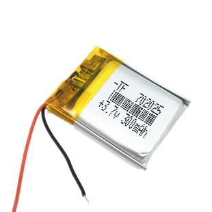 充电打火机内置电池3.7V锂电702025点读笔录音笔300mAh通用可充电