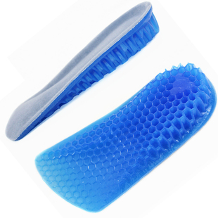 高哥男硅胶内增高鞋垫男女码增高气垫柔软3cm增高垫男士半后跟垫