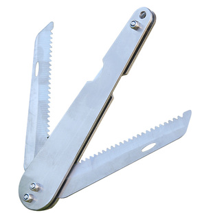 可折叠不锈钢水草刀 除草钓鱼用割水草刀厚钓鱼锚刀耙子渔具用品