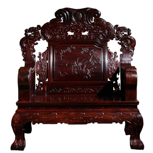 乾韵印尼黑酸枝沙发新中式红木家具客厅组合阔叶黄檀大款11件套