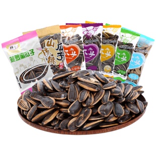 纤手焦糖味瓜子2斤独立包装大颗粒1kg葵花籽炒货10斤整箱批发