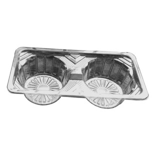 大号98口杯托一次性塑料加厚大号咖啡奶茶外卖打包杯托2杯双杯托