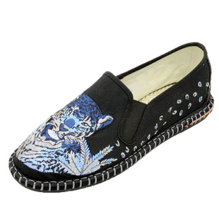 刺绣老北京布鞋抖音中国风网红鞋子男潮鞋软底社会潮流休闲懒人鞋