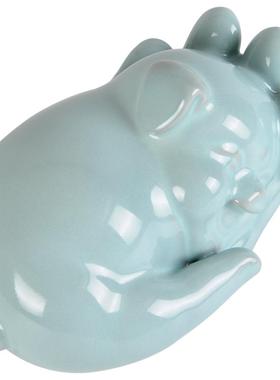 汝窑工艺品中式风礼物客厅桌面