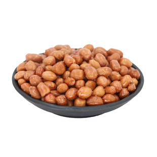 油炸花生米熟带皮咸香酥脆春红食品休闲零食炒货坚果大包装下酒菜