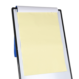 三脚架白板U型白板带挂孔白纸 米黄纸培训会议教学 加厚白板纸