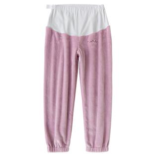 孕妇裤冬季加厚加绒孕妇暖暖裤子珊瑚绒睡裤保暖裤产妇居家裤睡裤