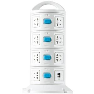 牛人立式插座插排带USB充电新国标手提多层创意接插线板魔方插座