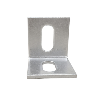 L型角码90度直角固定件角铁连接支架带孔层板托五金配件加厚50*50