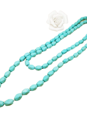 长款绿松石毛衣链包邮