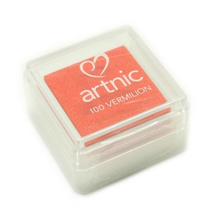 【AS】月猫小单方印台印泥橡皮章手帐专用 绿色系 水性日本进口